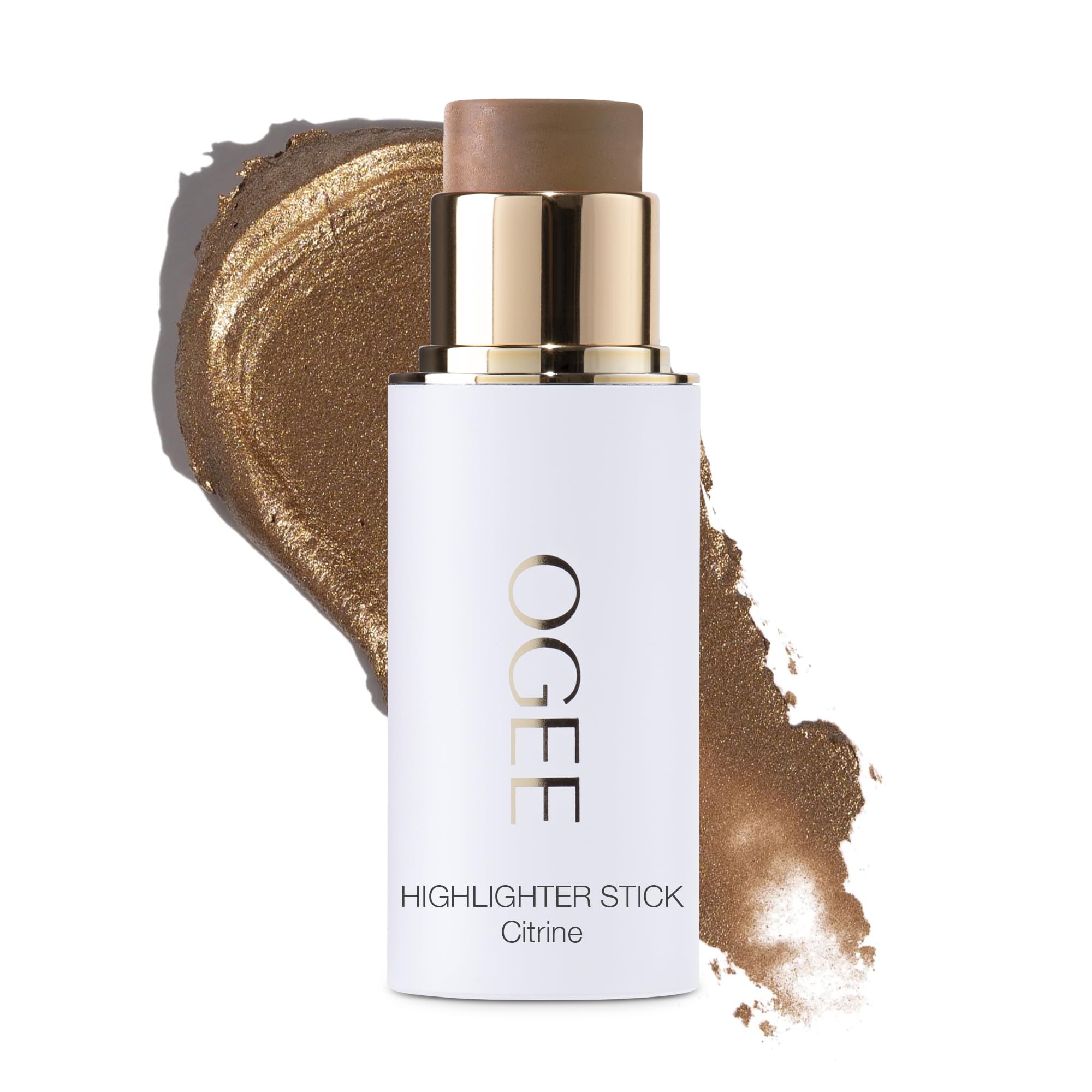 Ogee Citrine Sculpted Face Stick packaging, compact design for on-the-go glow.