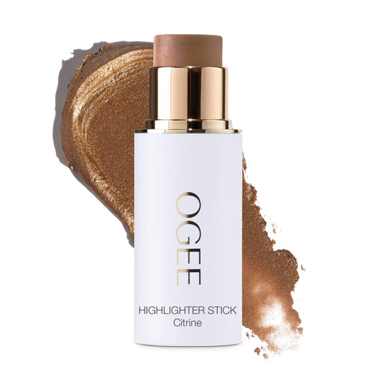 Ogee Citrine Sculpted Face Stick packaging, compact design for on-the-go glow.