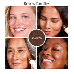Ogee Sculpted Face Stick Obsidian twist-up cap for quick contour on the go