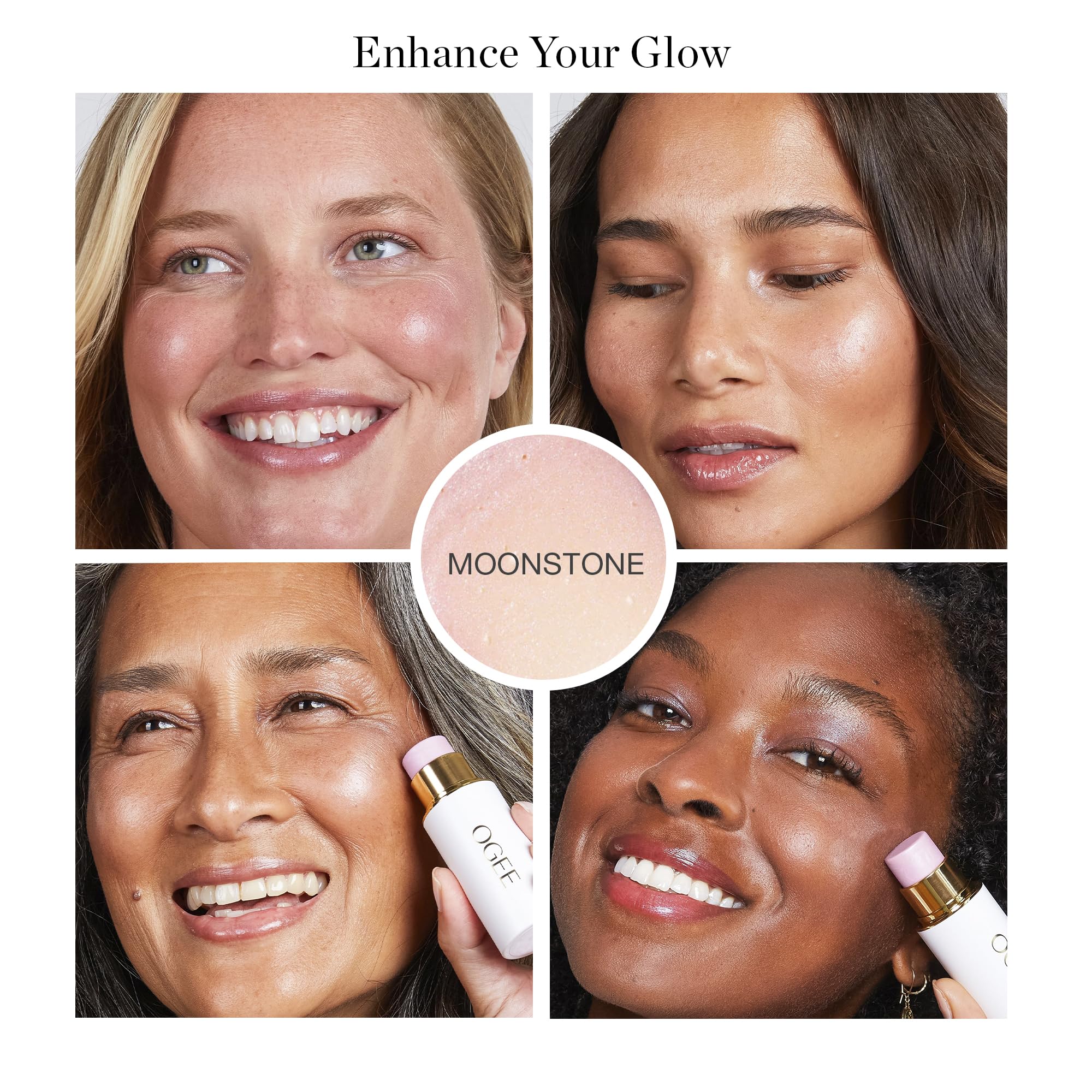 Ogee Sculpted Face Stick twist application demonstrates easy contouring