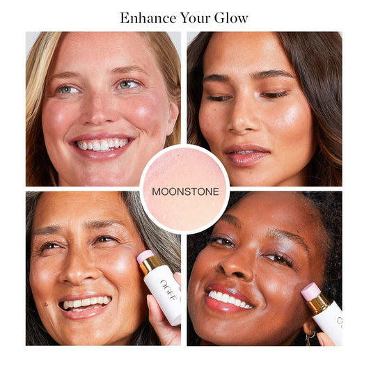 Ogee Sculpted Face Stick twist application demonstrates easy contouring