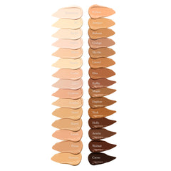 Ogee under-eye concealer in Juniper shade blends with olive undertones.