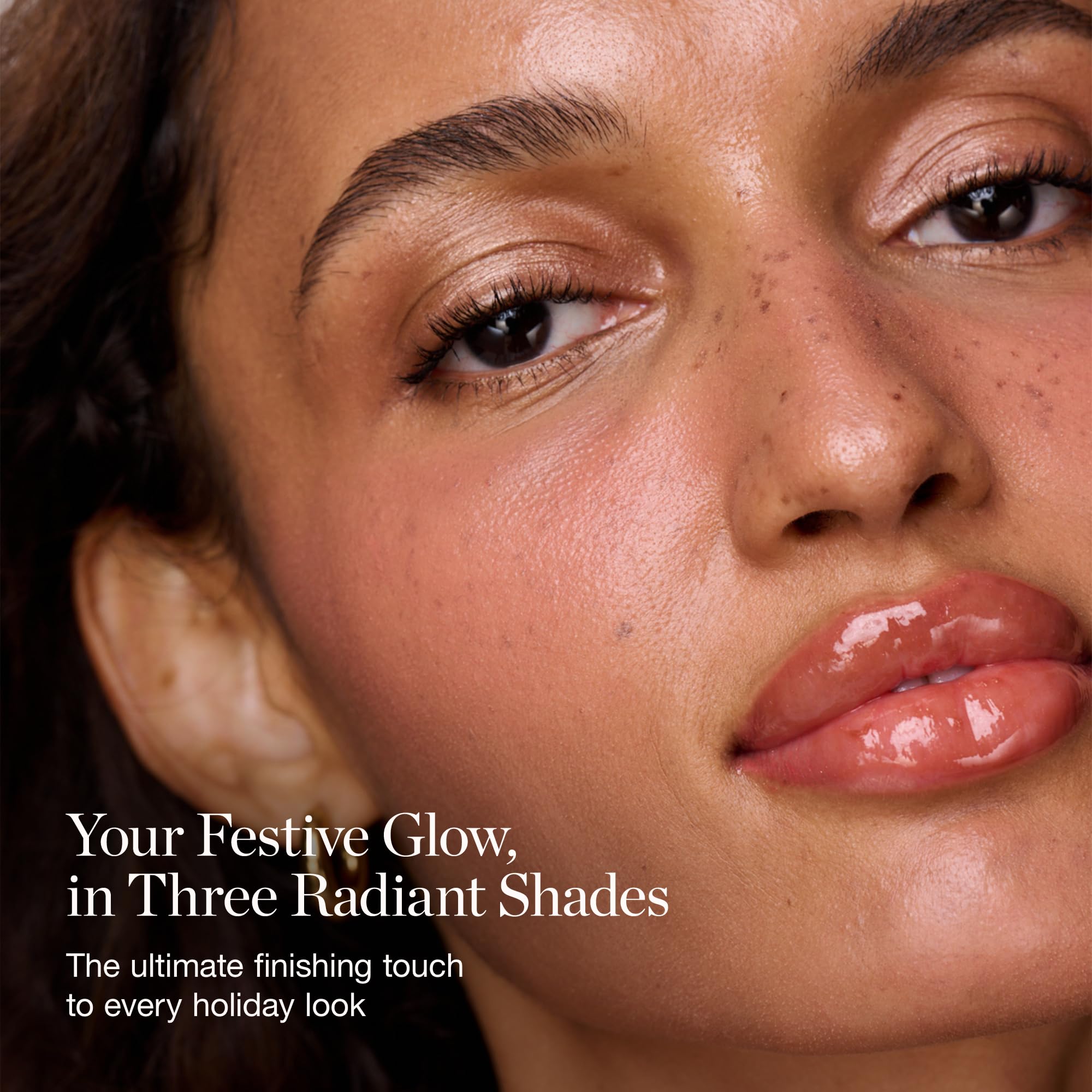 Ogee Shimmer All The Way Moonstone highlighter stick creates a violet sheen that catches light.
