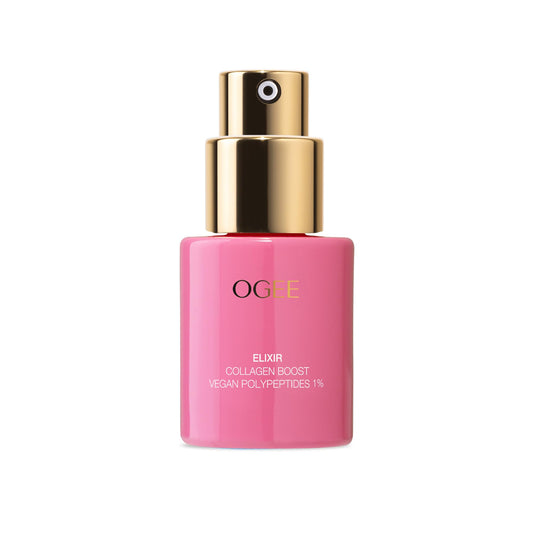 Ogee vegan collagen boost elixir bottle for firmer, smoother skin