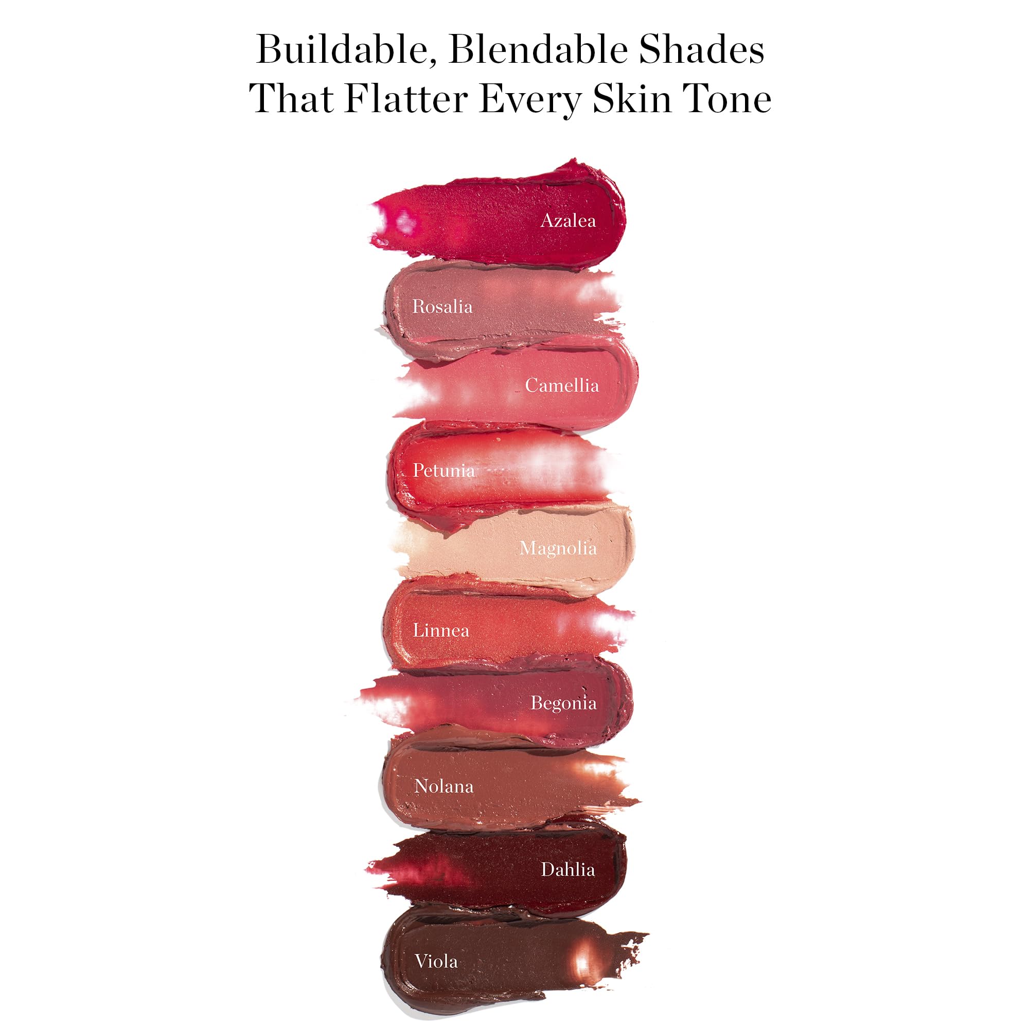 Soft silky texture of Viola Lip Tint Oil glides easily across lips.
