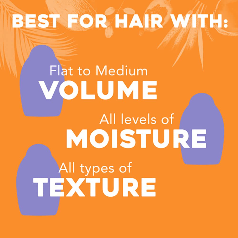 OGX packaging highlights sulfate-free formula for gentle cleansing.