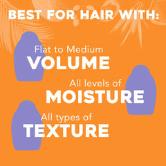 OGX packaging highlights sulfate-free formula for gentle cleansing.