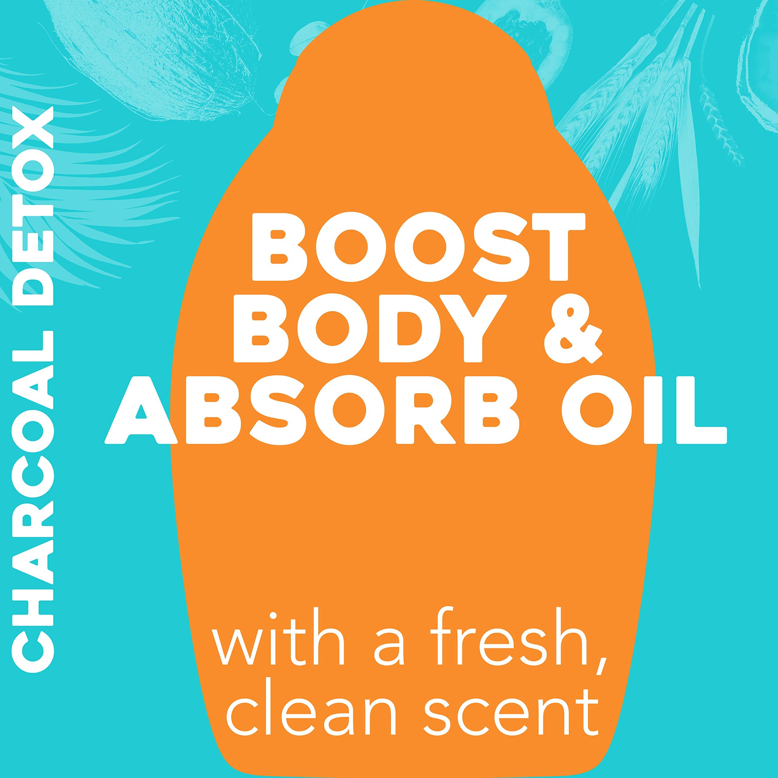 OGX purifying charcoal detox dry shampoo spray targets oil at the roots