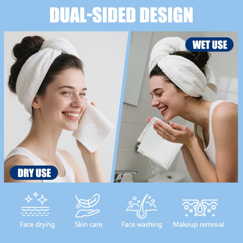 OHOO Disposable Face Towels highly absorbent for quick moisture pickup