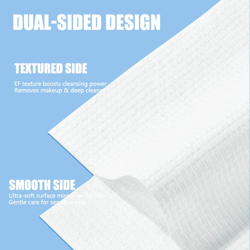 OHOO Disposable Face Towels no lint for a clean finish