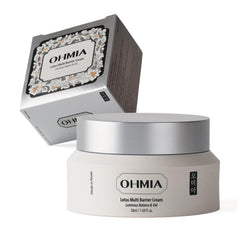 OHMIA packaging and label emphasize fragrance-free and 1.69 fl oz size.