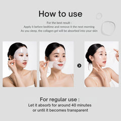 Oh My Pure vegan mucin lifting hydrogel mask texture closeup—luxurious, bounce-enhancing hydration.