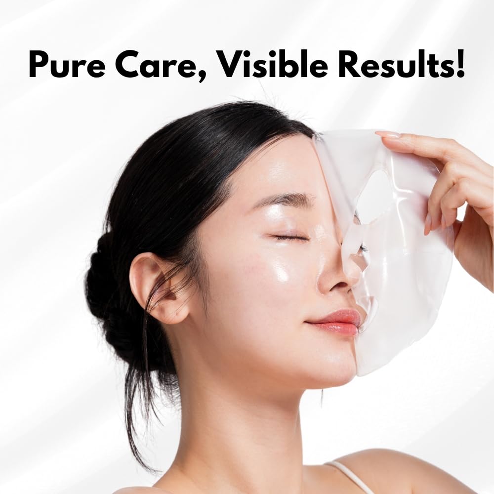 Oh My Pure vegan mucin lifting mask delivering intense moisture and glow