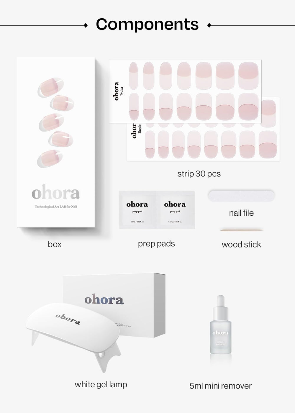 ohora application process: file, cure, and remove with ease