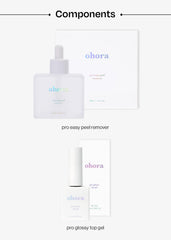ohora Bundle Set semi-cured gel strips applying smoothly and curing