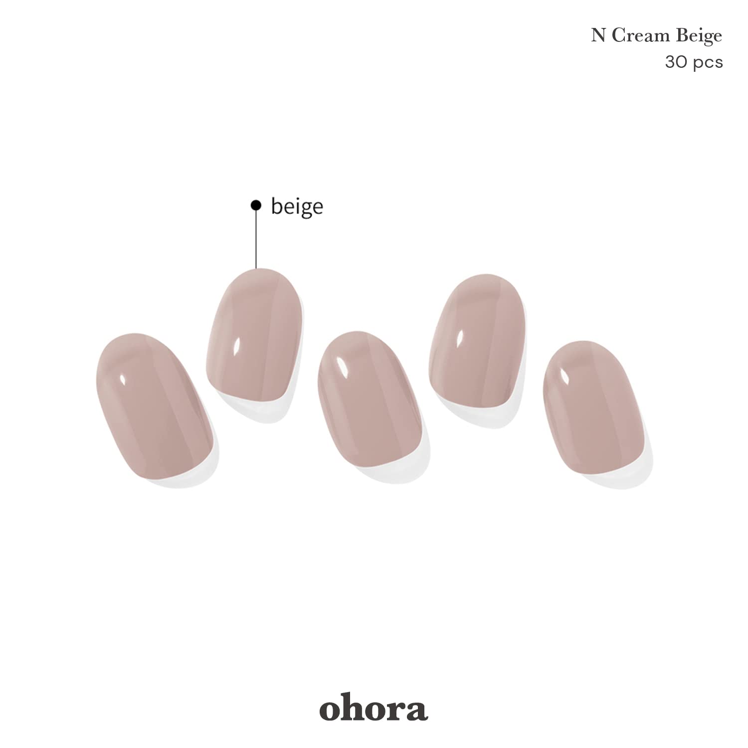 ohora Daily Trio semi-cured gel nails close-up, long-lasting wear with waterproof top layer
