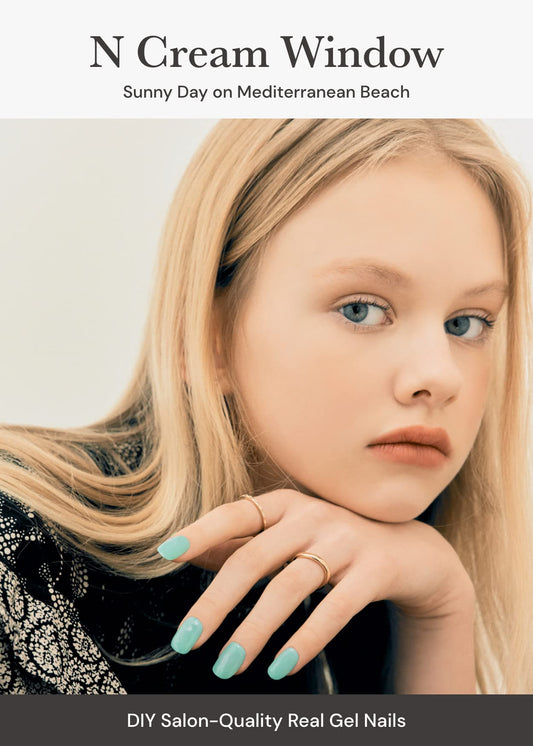 Ohora green solid nail wraps offer quick, chip-resistant at-home manicures.