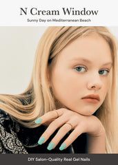 Ohora green solid nail wraps offer quick, chip-resistant at-home manicures.