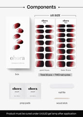 ohora N Blood Drop easy-removal feature allows quick cleanup after wear.