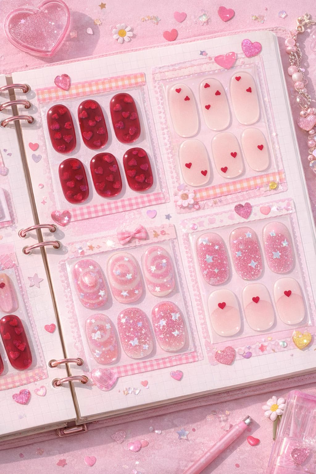 Ohora N Candy Swirl contents included for complete at-home manicure.