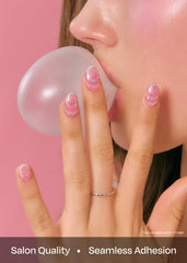 Ohora N Candy Swirl prep pads, file, and stick for smooth fit.