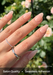 Ohora N Bare Milk Tea nails cured under lamp reveal a salon-quality finish.