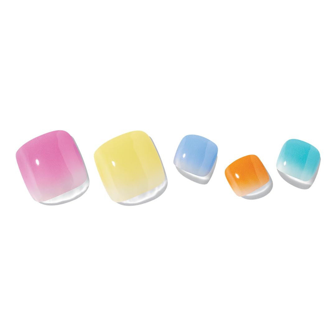 ohora P Watercolor Pedi Strips pack opened for a quick at-home pedicure