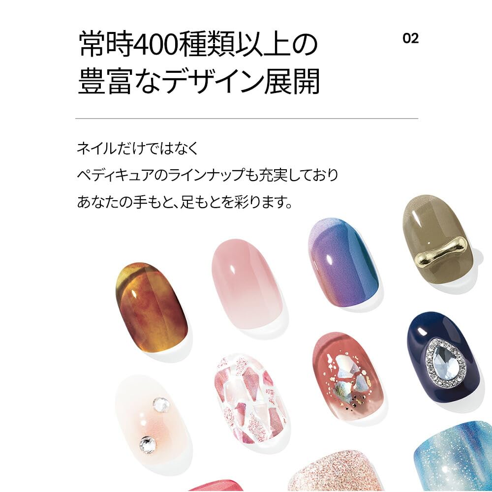 ohora P Watercolor Pedi Strips last up to two weeks under proper cure