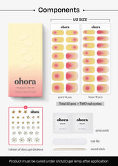 Ohora salon-quality finish example on fingertips from home