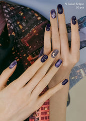Ohora semi-cured gel nails application shows simple at-home manicure steps.