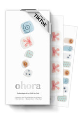 ohora Semi Cured Gel Pedi Strips box showing 30 wraps for at‑home salon quality