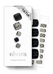 ohora P Heart Lace gel pedi strips deliver salon-quality nails at home.