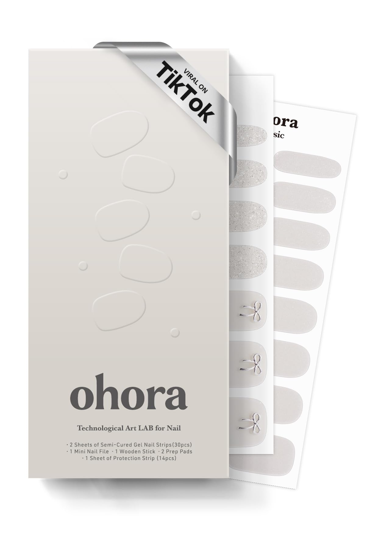Ohora Eternal Shine pack front view for at-home salon-quality nails