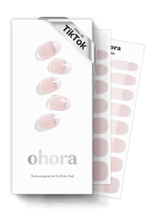 ohora N Essential French White box bundle for salon-quality at home nails.