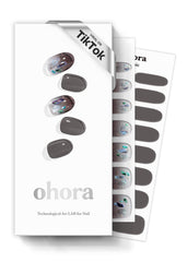 ohora N Pottery dark ombre nail strips for salon-quality nails at home