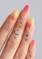 Ohora Tropical Dream nail wraps close-up showing color and finish