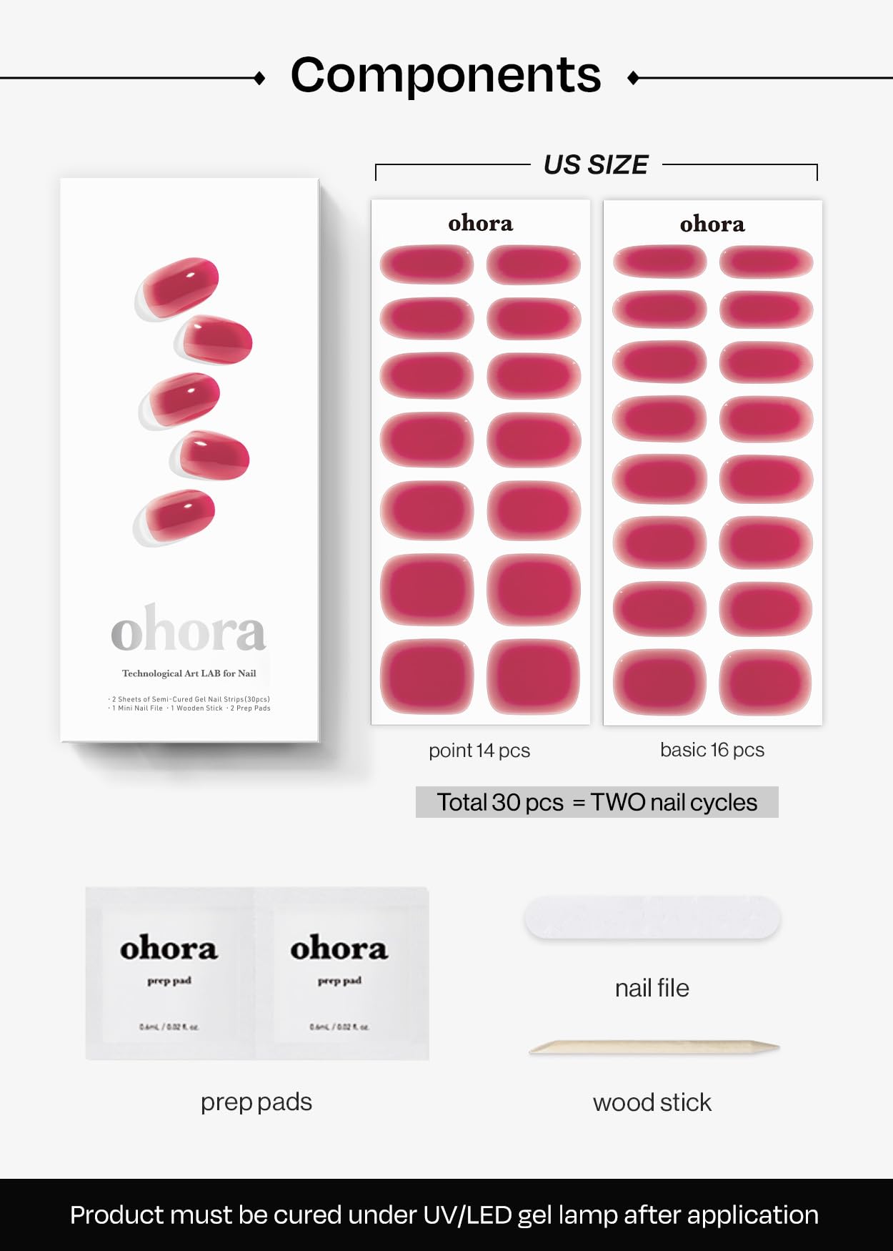 Ohora waterproof top layer provides a two-week wear finish