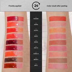 Oiad Liptique nourishes with hyaluronic and collagen for hydrated lips.