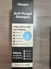 Oiangna anti-fungal shampoo bottle front showing gentle scalp relief