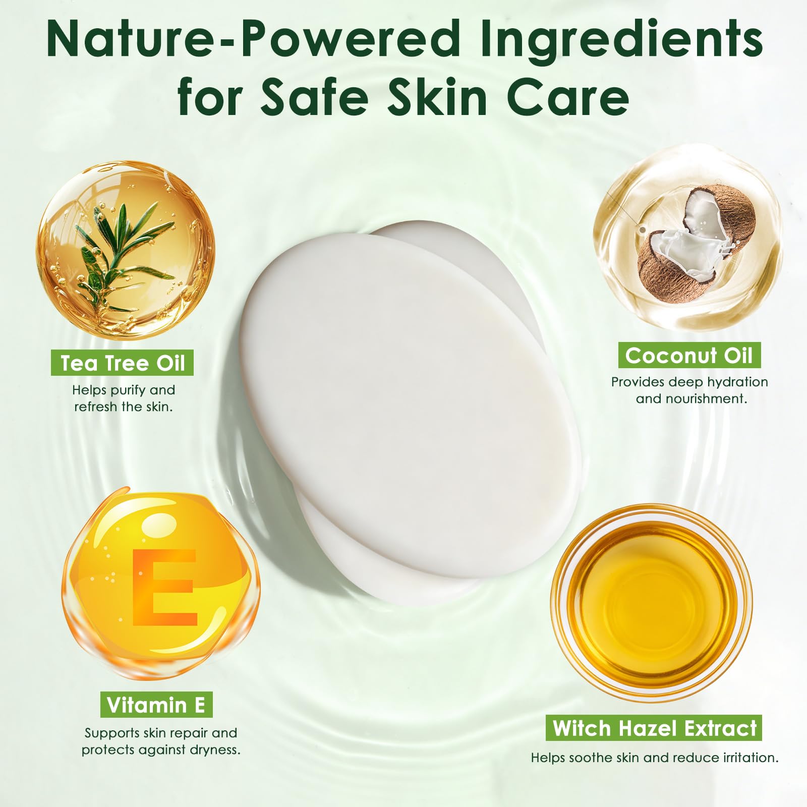 Oiangna two-bar pack display for body and face cleansing