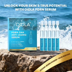OIDLA Salmon DNA Serum formula suitable for sensitive skin with calming ingredients
