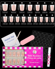 OIFEN size layout showing the 16 sizes for a precise fit across all nails