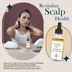 OilnGlow ingredients collection highlights organic botanicals for care.