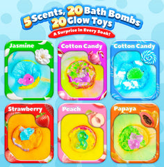 OinkSplash colorful bubbles as bath bomb fizzes, delighting kids