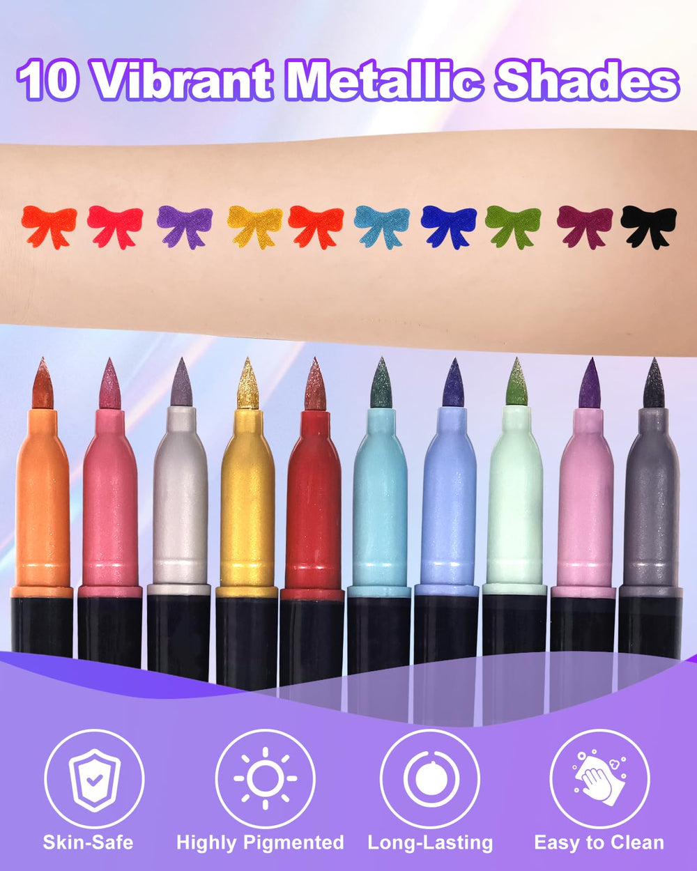 Oiomniv skin-safe ink emphasizes gentle use for adults and teens.