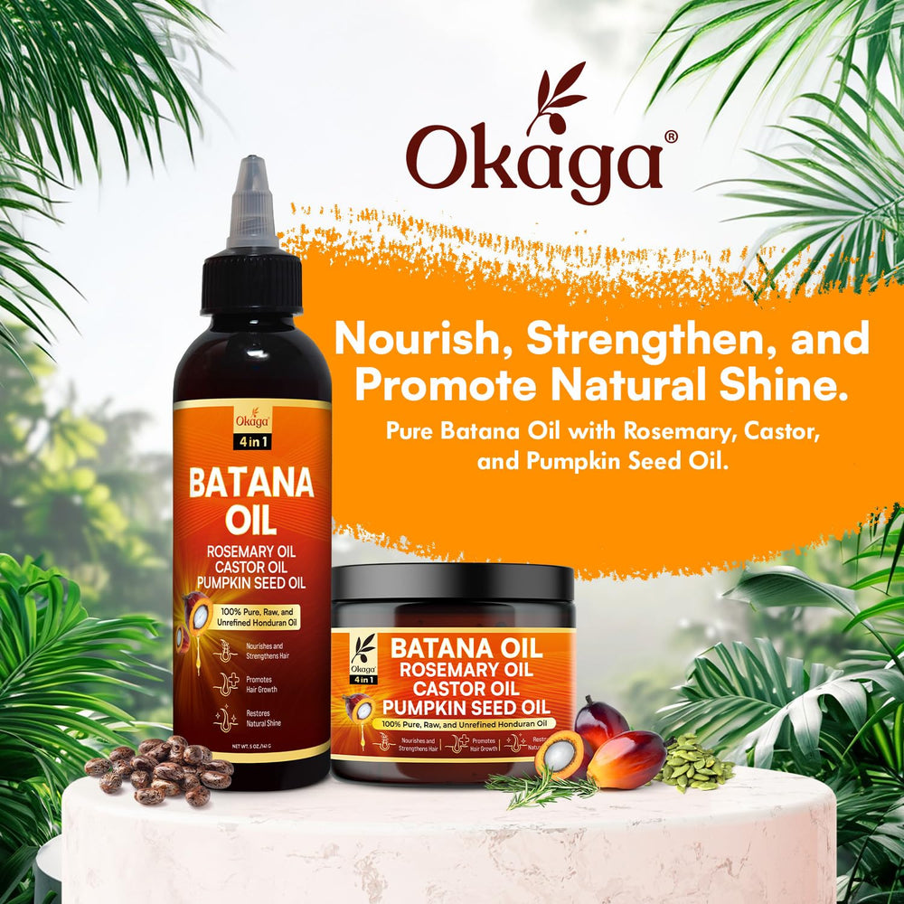 Okaga Batana Oil dropper showing quick, non-greasy hydration.