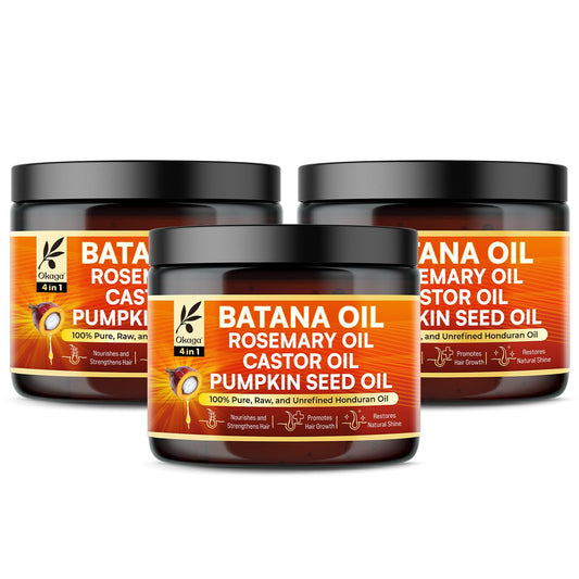 Okaga Batana Oil bottle shows a quick hydration boost for hair growth