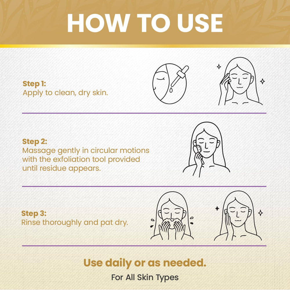 Okaga cruelty-free logo and clean formula communicate safe skincare routine.