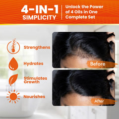 Okaga shine image suggests healthier-looking strands with lightweight hydration.