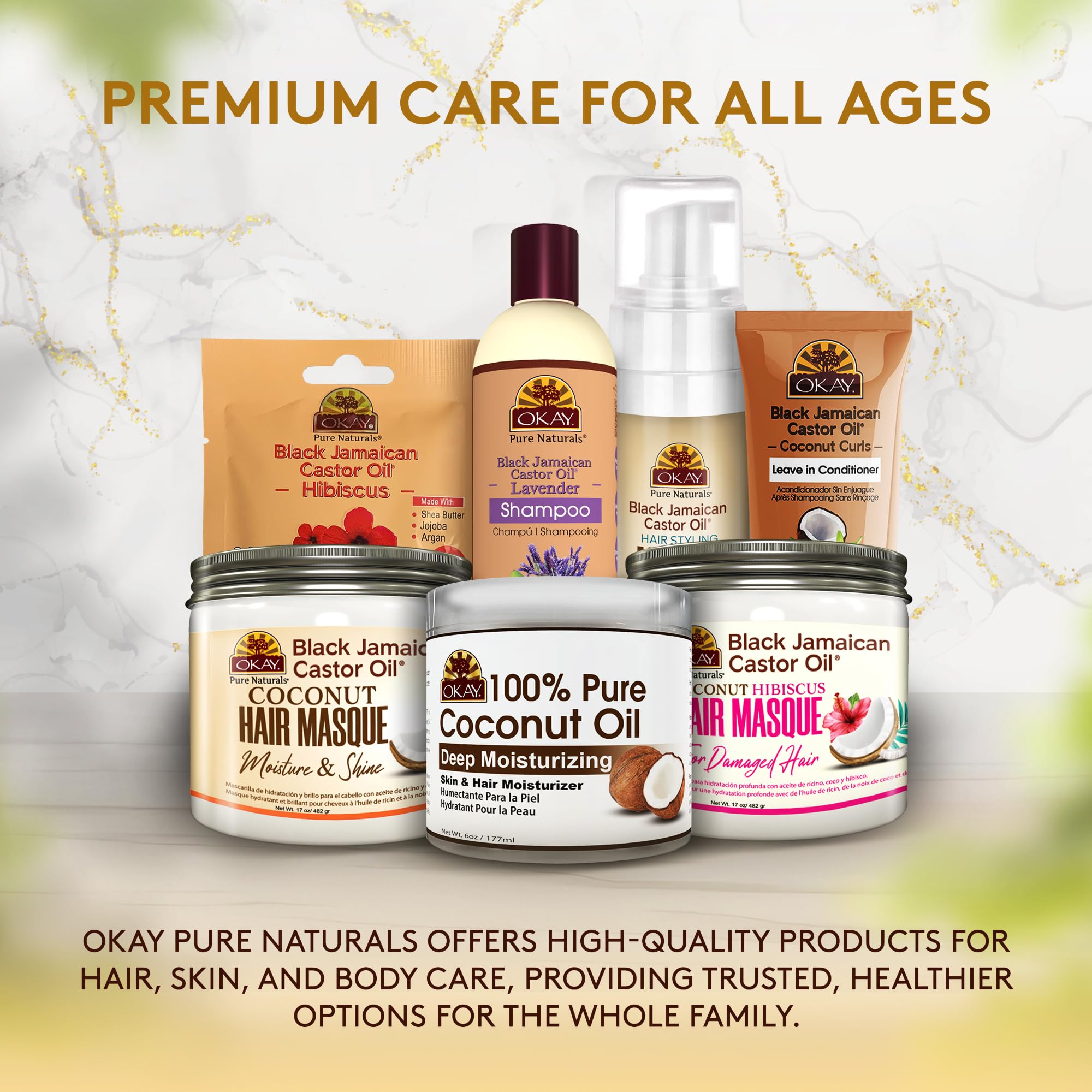 OKAY coconut oil is pure and natural for daily beauty rituals
